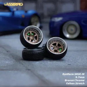 WasserPig Wheels | Rotiform WGR-M 9.7 mm Bronze Chrome Falken Stretch