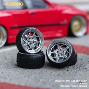 WasserPig Wheels | Centerline Galaxy Deep 9.4 mm Chrome Falken Stretch