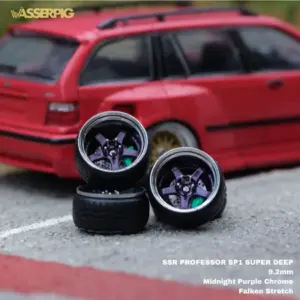 WasserPig Wheels | SSR Professor SP1 Super Deep 9.2 mm Midnight Purple Chrome Falken Stretch